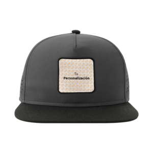 Gorra plana perforada